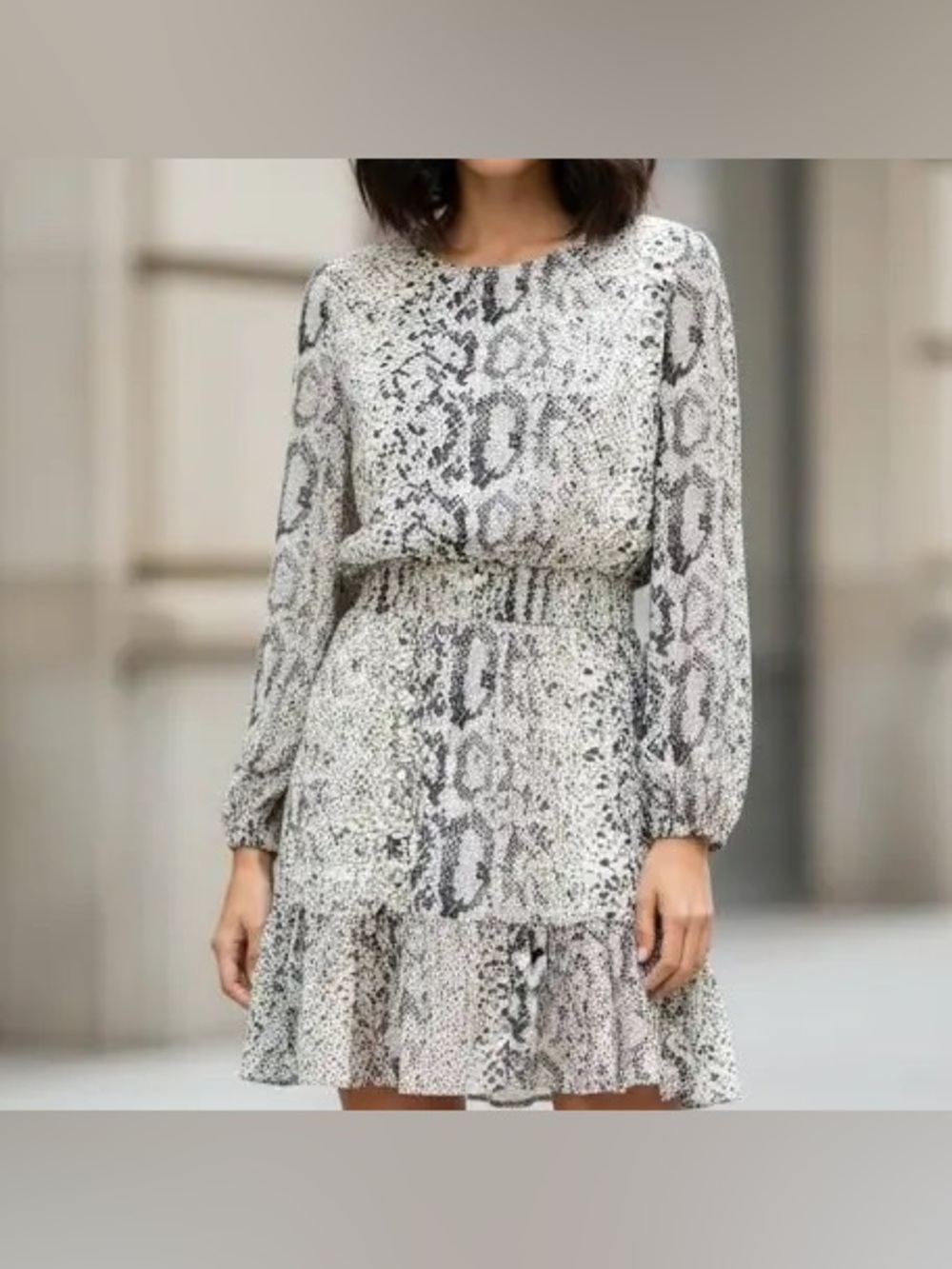 NWT J.Crew Women M Dress Snake Print Workwear Office Party Cocktail Casual